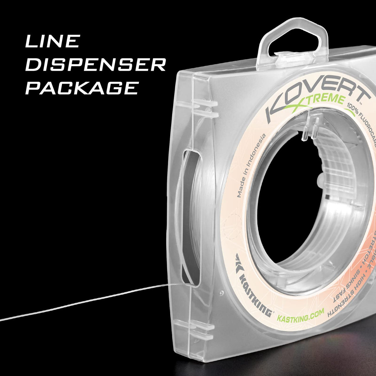 Kovert 100% Fluorocarbon Fishing Line (Kovert Xtreme (Thin & Strong) / 15LB-200Yds (Clear))