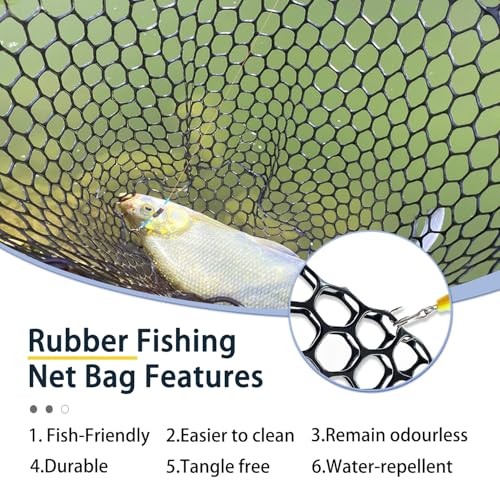 Black Telescoping Rubber Net (Black:Upgraded Metal Lock|length:63.8")