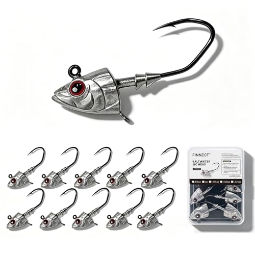 10Pack Saltwater Jig Heads (3/4oz-10Pack)