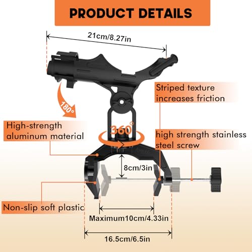 1 Pack Boat Fishing Rod Holder