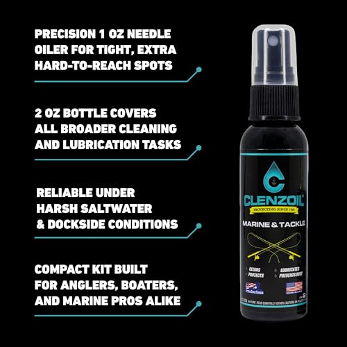 Marine & Tackle Fishing Reel Oil Lubricant (2 oz + 1 oz Combo)
