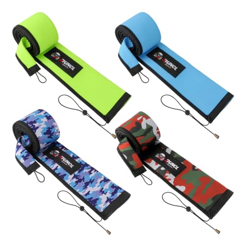 Neoprene Fishing Rod Sleeves with Adjustable Lanyard & Hanging Loop