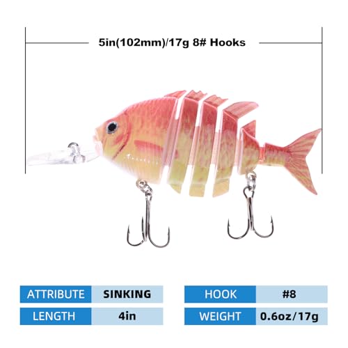 Fishing Lures (D1(4in 0.6oz))