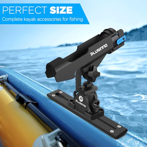 2 in 1 Kayak Fishing Rod Holder (Rod Holder with Track - 2 Pack)