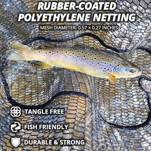 Floating Fishing Net for Fly Fishing (Yellow)