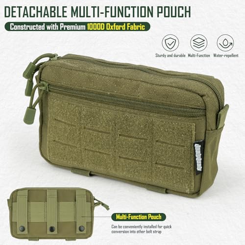 Fly Fishing Fanny Pack with Rod Holder & Adjustable Straps