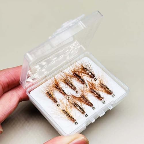 10Pieces Fly Fishing Flies Lure Artificial Insects Winged Caddis