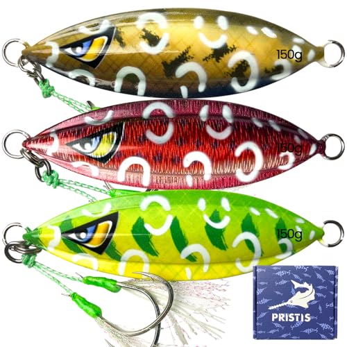 3 pcs 150g Sinking Jigs (5" 5.5oz)