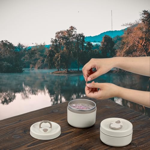 2 Pack Worm Containers for Fishing