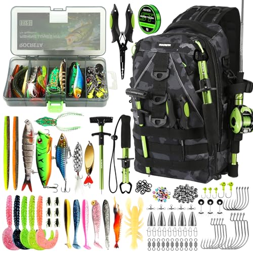 Fishing Backpack with Tackle Boxes