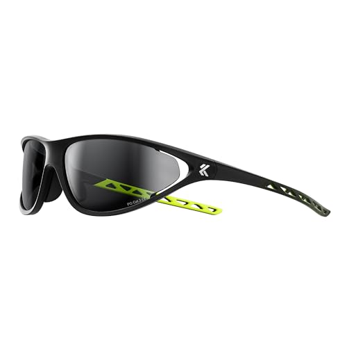 Polarized Sports Sunglasses for Men Women (01 Black)