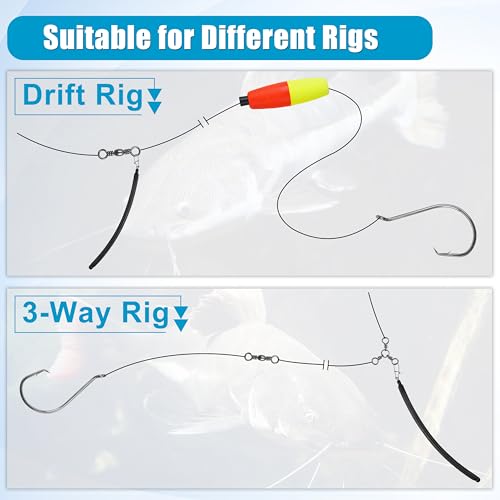 Dragging Weights for Catfishing Tolling Drifting No Snag Sinkers Slip Stick Drag Weights Bottom Search Snagless Catfish Sinker Fishing Weights Catfishing Tackle Gear (Black-5pcs / 4OZ)