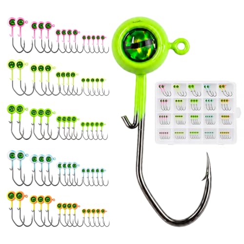 Jig Heads Fishing Hooks Kit