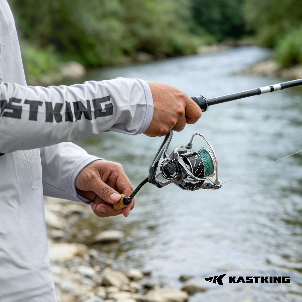 Verus Spinning Fishing Reels (Silver / Size:3000)