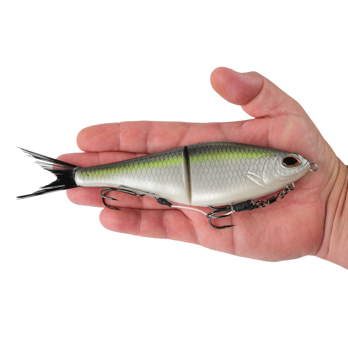 PowerBait Chop Block Fishing Soft Bait (Green Back / 8 in - 2.2 oz)