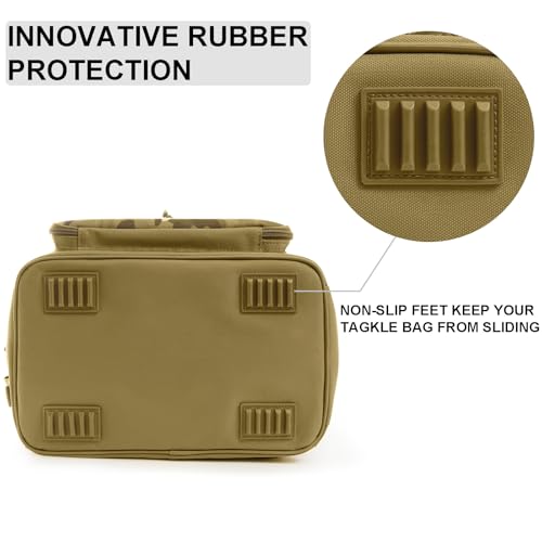 Waterproof Fishing Tackle Bag (Khaki)