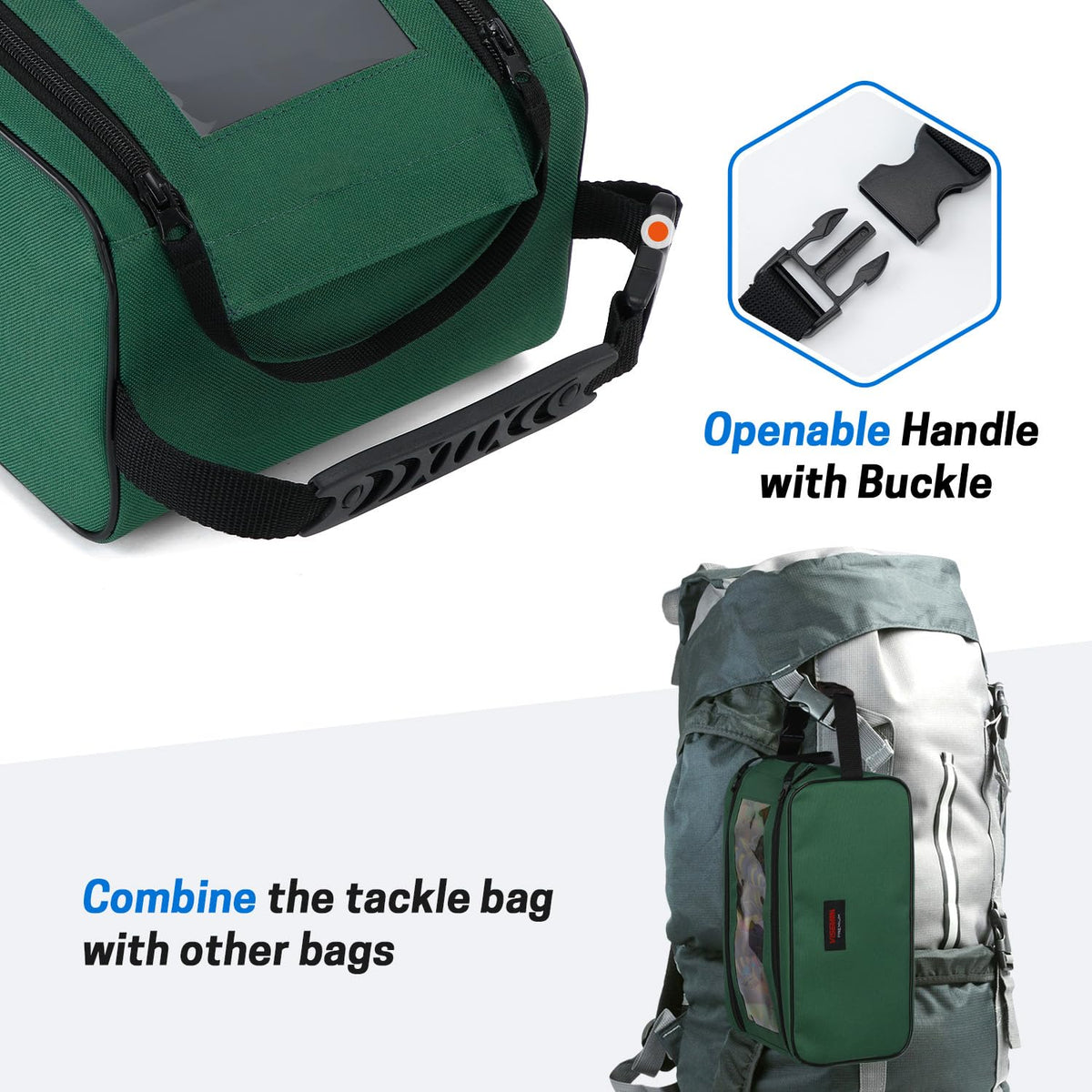 Fishing Tackle Bag (Green)