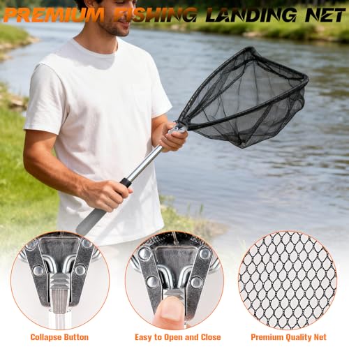 10 Pcs Fishing Tool Kit (Orange)