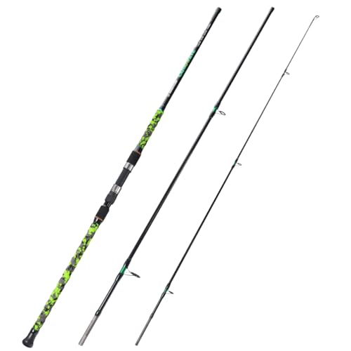 Surf Spinning Fishing Rod Carbon Travel Surf Rod M (green / 11ft-Spinning-3Pc-MH)