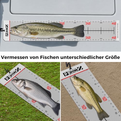40in Floating Fish Ruler (Gray)