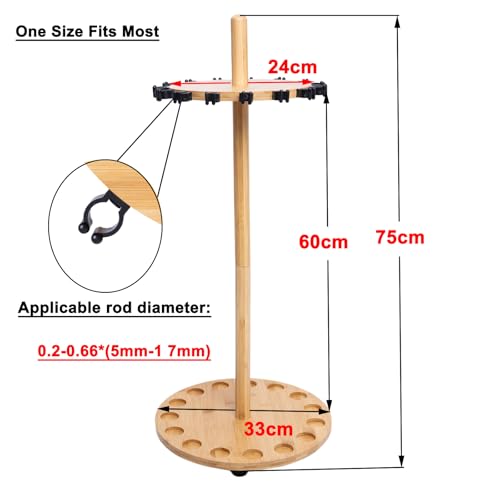 Fishing Pole Rod Racks (holds up 15 rods)