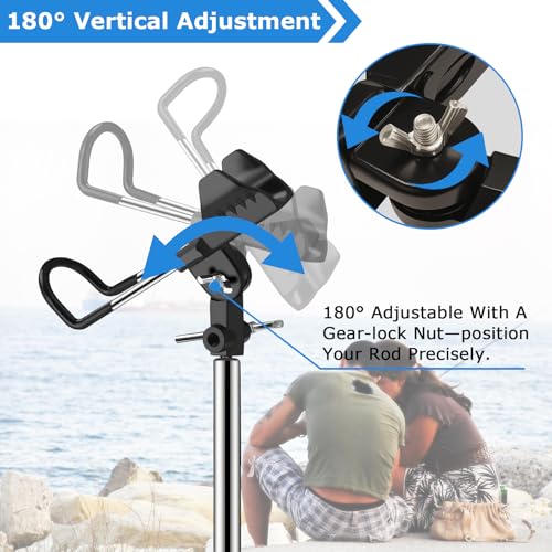 Fishing Rod Holder for Ground