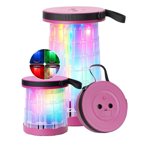 LED lantern Camping light (Purple Colorful Light)