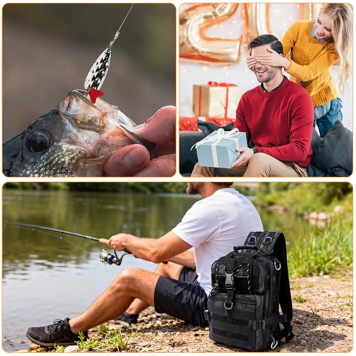 139PCS Tackle Box Backpack (Black Scorpion)