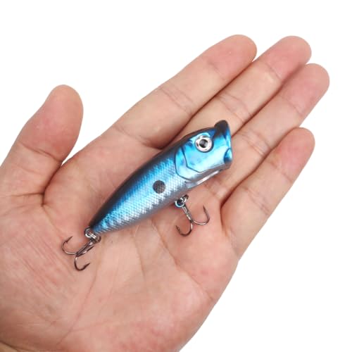 Top Water Popper Lures (5pcs Dot)