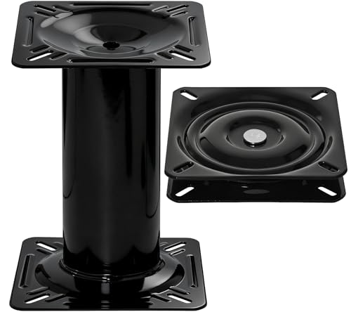 Boat Seat Pedestal Base Mount Kit with Boat Seat Swivel&7" (13 inch / Boat Seat Pedestal+ Swivel)