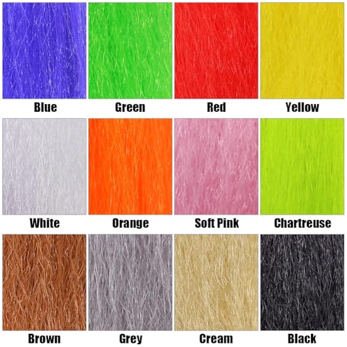 Faux Bucktail Fly Tying Materials Kit
