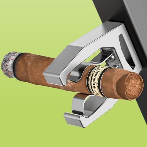 Magnetic Cigar Holder with Secure Grip & Hook & Loop Strap