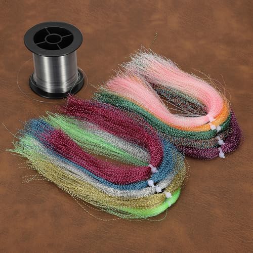 Crystal Flash Fly Fishing Line (Green)