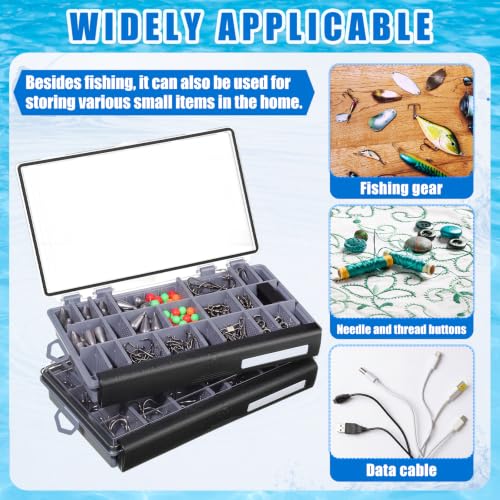 6 Pack Fishing Tackle Boxes Waterproof