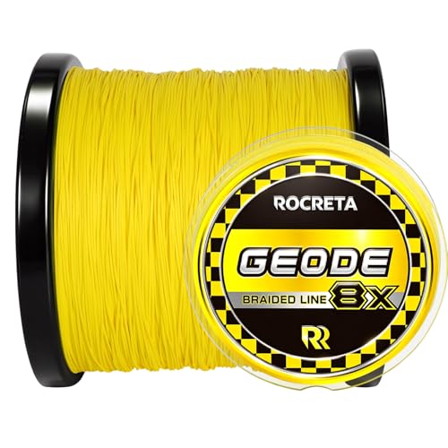 Geode Braided Fishing Line (Yellow / 100LB(500YDS))