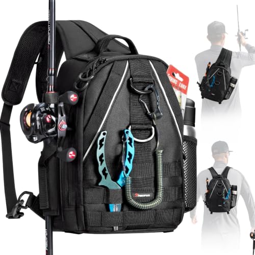 Fishing Backpack (Black / Standard)