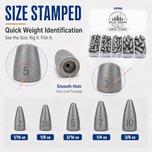 Bullet Fishing Weights