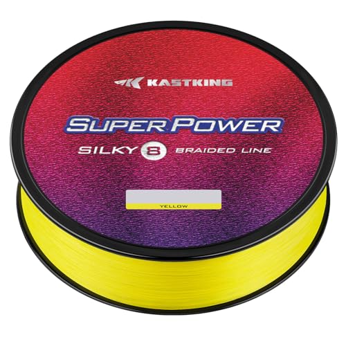 Superpower Silky8 Braided Fishing Line (X8-Yellow / 15LB(150 Yds))
