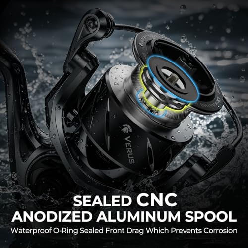 Verus Spinning Fishing Reels (Silver / Size:3000)