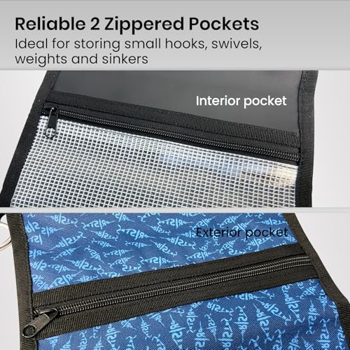 Fishing Soft Lure Storage Binder Bag (Sea Blue)