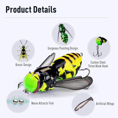 3pcs Fishing Lures (Set1 / 1.57in/0.14oz)