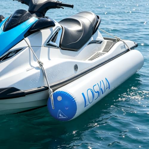 6FT 10FT Inflatable Boat Fenders for Docking (6'x14" Blue)