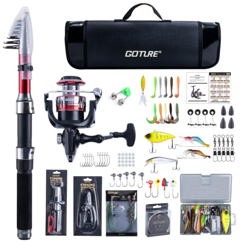 Fishing Rod and Reel Combo with Carrier Bag (A7:Fishing Pole Kit with Carrier Bag / 2.4M/8FT)