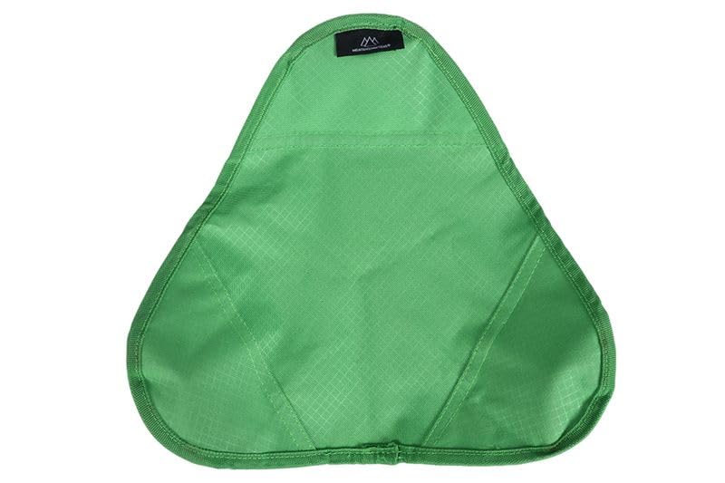 Tripod Stool Camping Chair featuring a lightweight and portable design made from RipStop fabric (Green)