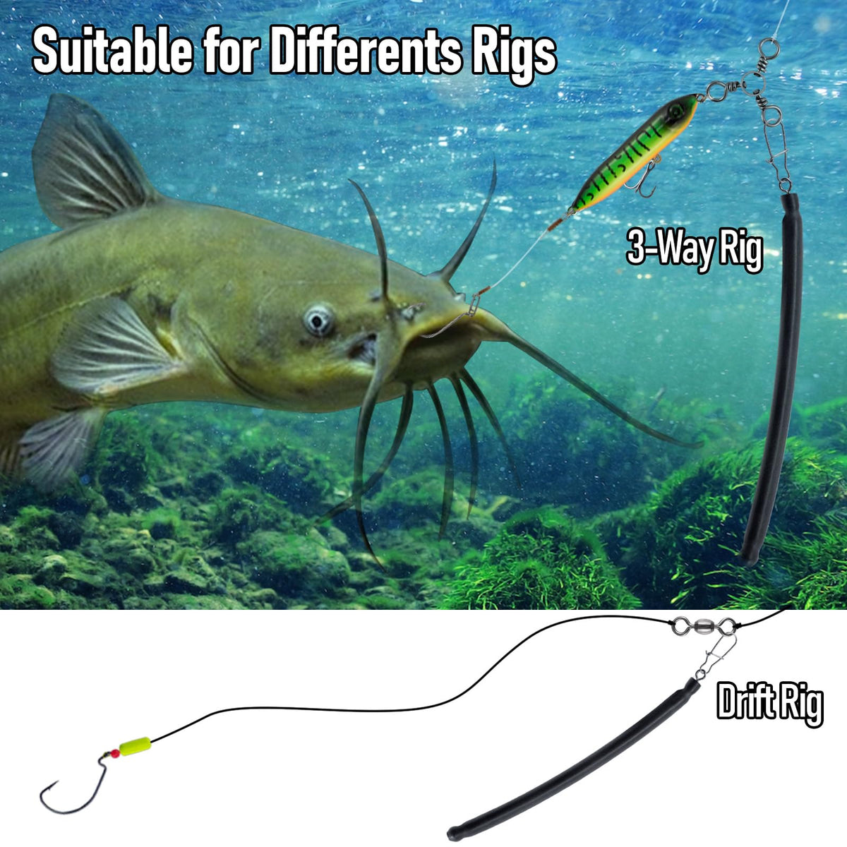6pk Slip Stick Drifting Sinkers Catfish Trolling Weightsr 4oz (4oz-6 Pack)