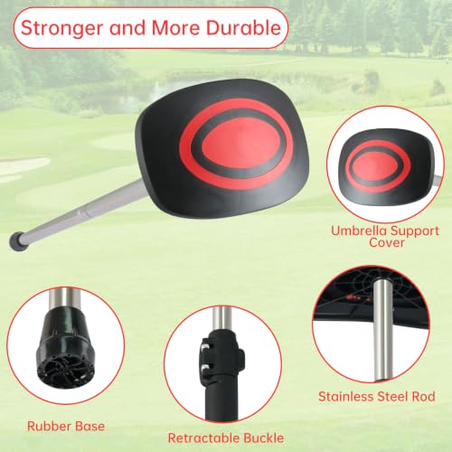 Adjustable Golf Bag Support Pole 31" (Red)