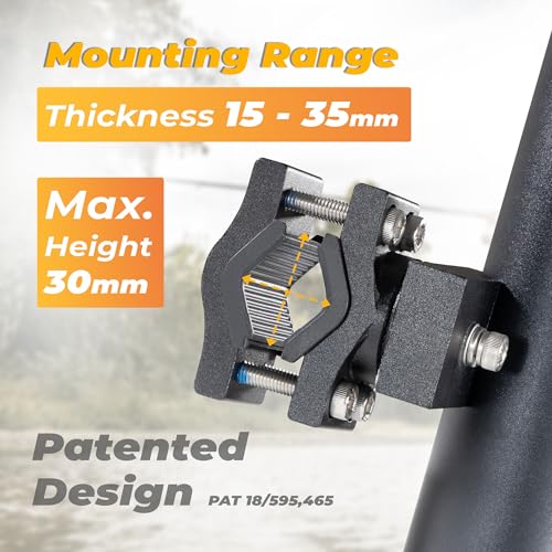 Fishing Rod Holder for Bike Quality Aluminium Alloy Adjustable Design