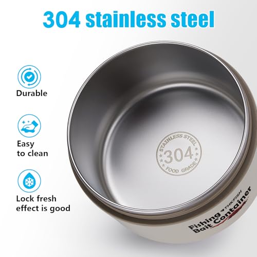 Fishing Bait Container (2PCS-0.6L+0.4L)