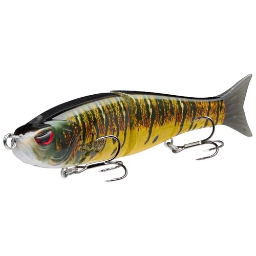 SwimShad Glide Baits Jointed Swimbait Bass Pike Salmon Trout Muskie Fishing Lure