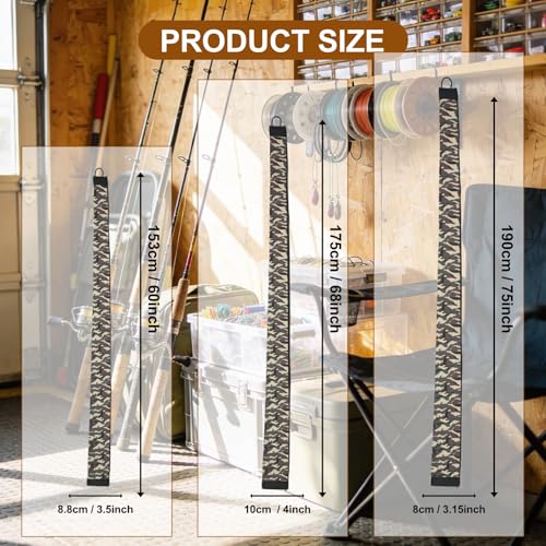Premium Neoprene Fishing Rod Sleeves (60" / Jungle Camo)
